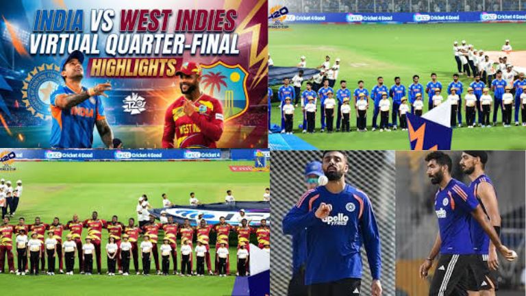 ಭಾರತ vs ವೆಸ್ಟ್ ಇಂಡೀಸ್ ಪುರುಷರ T20 ವಿಶ್ವಕಪ್ 2026 ಸೂಪರ್ 8 ಪಂದ್ಯದಲ್ಲಿ ಕೋಲ್ಕತ್ತಾದ Eden Gardens ಮೈದಾನದಲ್ಲಿ ಭಾರತೀಯ ಬ್ಯಾಟರ್ ಶಾಟ್ ಆಡುತ್ತಿರುವ ದೃಶ್ಯ, ತುಂಬಿದ ಪ್ರೇಕ್ಷಕರು ಹಾಗೂ ರಾತ್ರಿ ಪಂದ್ಯ ವಾತಾವರಣ.