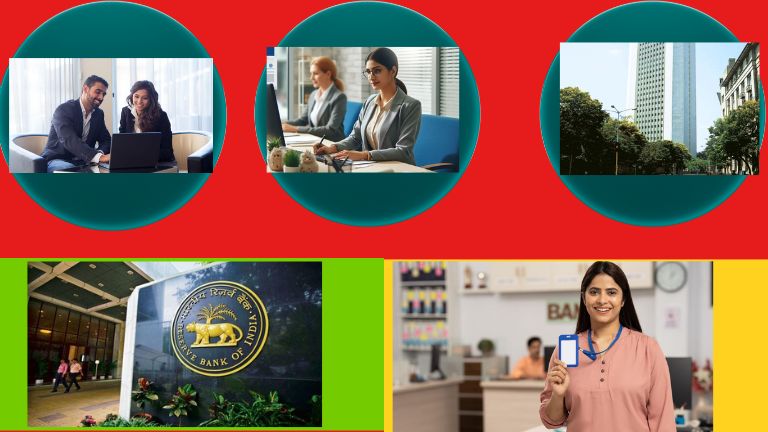 ರಿಸರ್ವ್ ಬ್ಯಾಂಕ್ ಆಫ್ ಇಂಡಿಯಾ (RBI) ನೇಮಕಾತಿ 2026 – ಬ್ಯಾಂಕಿಂಗ್ ಕ್ಷೇತ್ರದಲ್ಲಿ ಉದ್ಯೋಗ ಅವಕಾಶವನ್ನು ತೋರಿಸುವ ಚಿತ್ರ