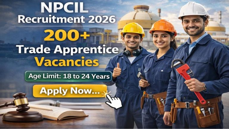 NPCIL Apprentice Recruitment 2026: 158 ಅಪ್ರೆಂಟಿಸ್ ಹುದ್ದೆಗಳ ನೇಮಕಾತಿ ಪ್ರಕಟಣೆ, ITI, ಡಿಪ್ಲೊಮಾ ಮತ್ತು ಪದವೀಧರರಿಗೆ ಅವಕಾಶ ನೀಡುವ ಸರ್ಕಾರಿ ಉದ್ಯೋಗ ಮಾಹಿತಿ ಚಿತ್ರ.