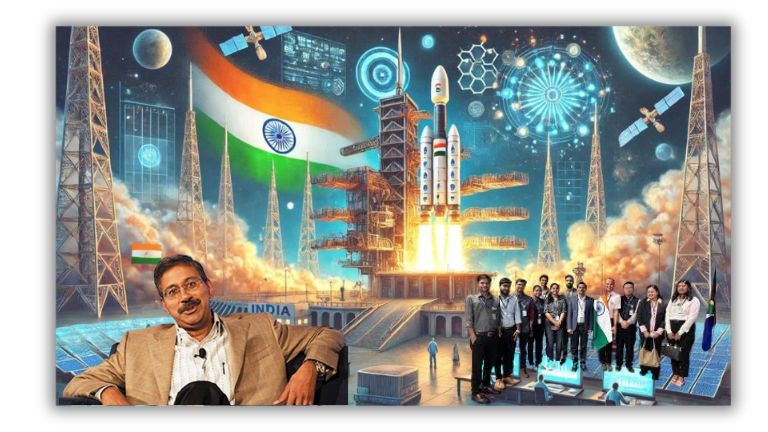 ಗೂಗಲ್ ಆರಂಭಿಕ ಹೂಡಿಕೆದಾರ ರಾಮ್ ಶ್ರೀರಾಮ್ ಸ್ಕೈರೂಟ್ ಏರೋಸ್ಪೇಸ್‌ಗೆ $60 ಮಿಲಿಯನ್ ಹೂಡಿಕೆ ಘೋಷಿಸಿರುವ ದೃಶ್ಯ.
