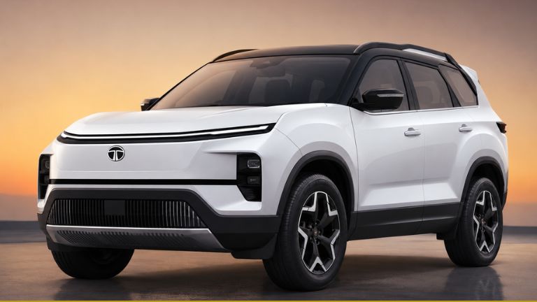 ಟಾಟಾ ಸಫಾರಿ EV Smart 2026 ಎಲೆಕ್ಟ್ರಿಕ್ SUVಯ ಮುಂಭಾಗದ ನೋಟ. ಆಧುನಿಕ ವಿನ್ಯಾಸ, LED ಲೈಟಿಂಗ್, ಪ್ರೀಮಿಯಂ ಲುಕ್, ದೀರ್ಘ ರೇಂಜ್ ಮತ್ತು ಅತ್ಯಾಧುನಿಕ ಫೀಚರ್‌ಗಳೊಂದಿಗೆ ಬಿಡುಗಡೆಯಾಗಲಿರುವ ಹೊಸ ಎಲೆಕ್ಟ್ರಿಕ್ ಕಾರು.